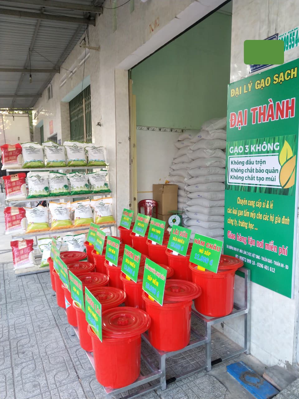 Đại lý Đại Thành - Đại lý gạo sạch Vinh Hiển
