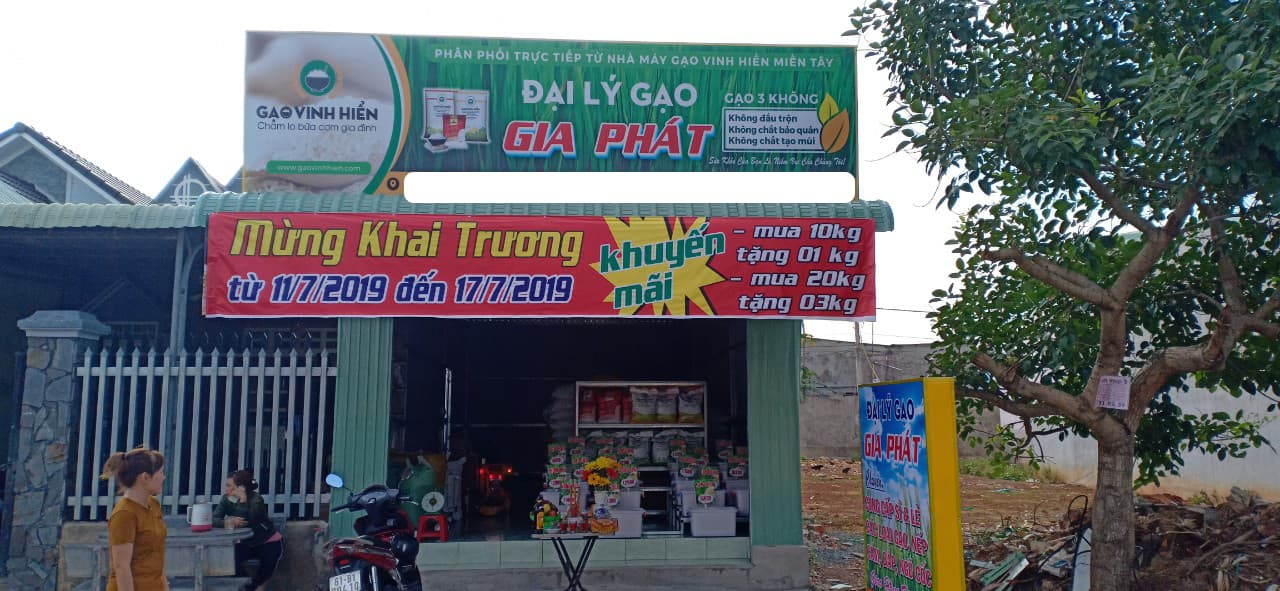 Đại lý Gạo Vinh Hiển - Đại lý gạo sạch Gia Phát