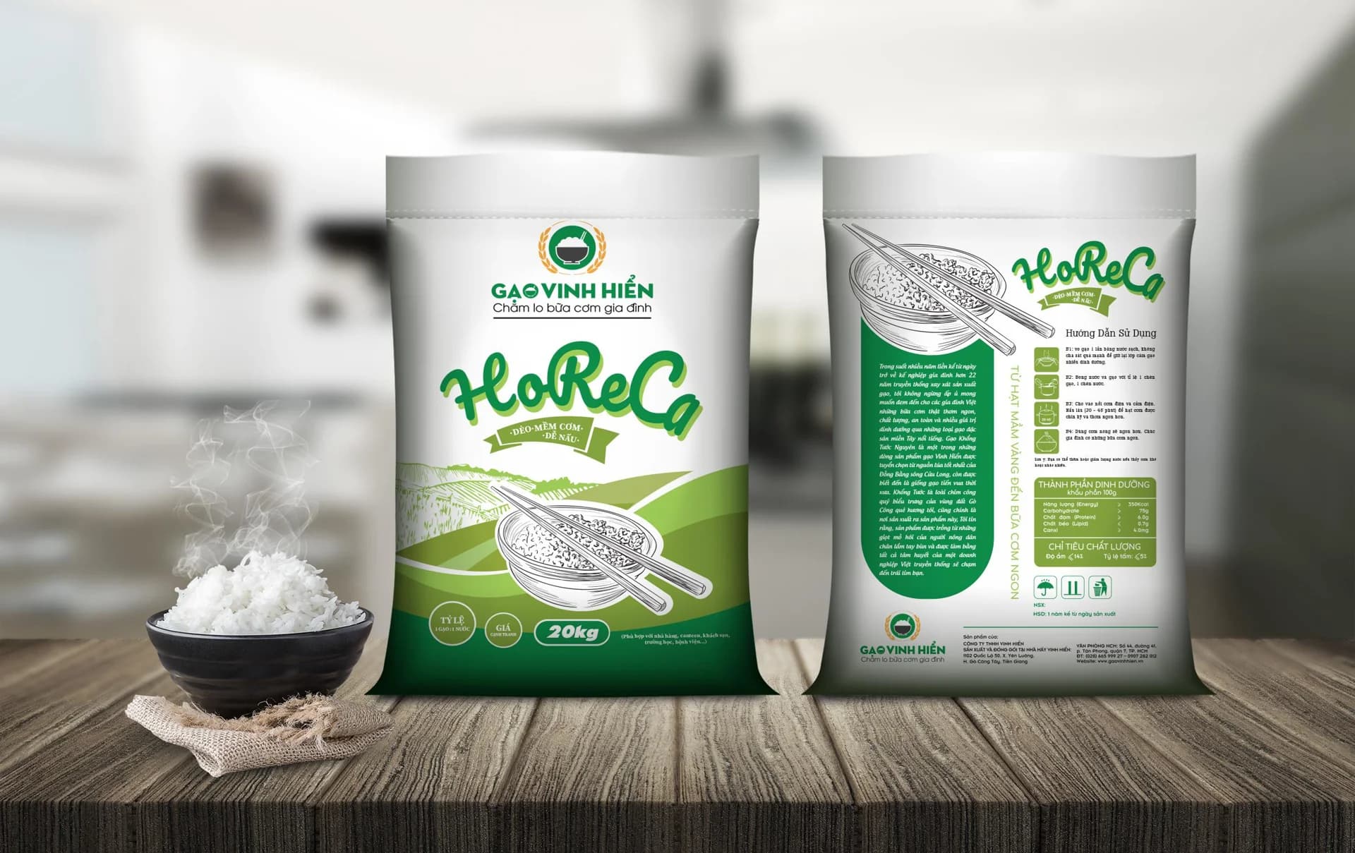[Công bố sản phẩm] Gạo HoReCa Vinh Hiển