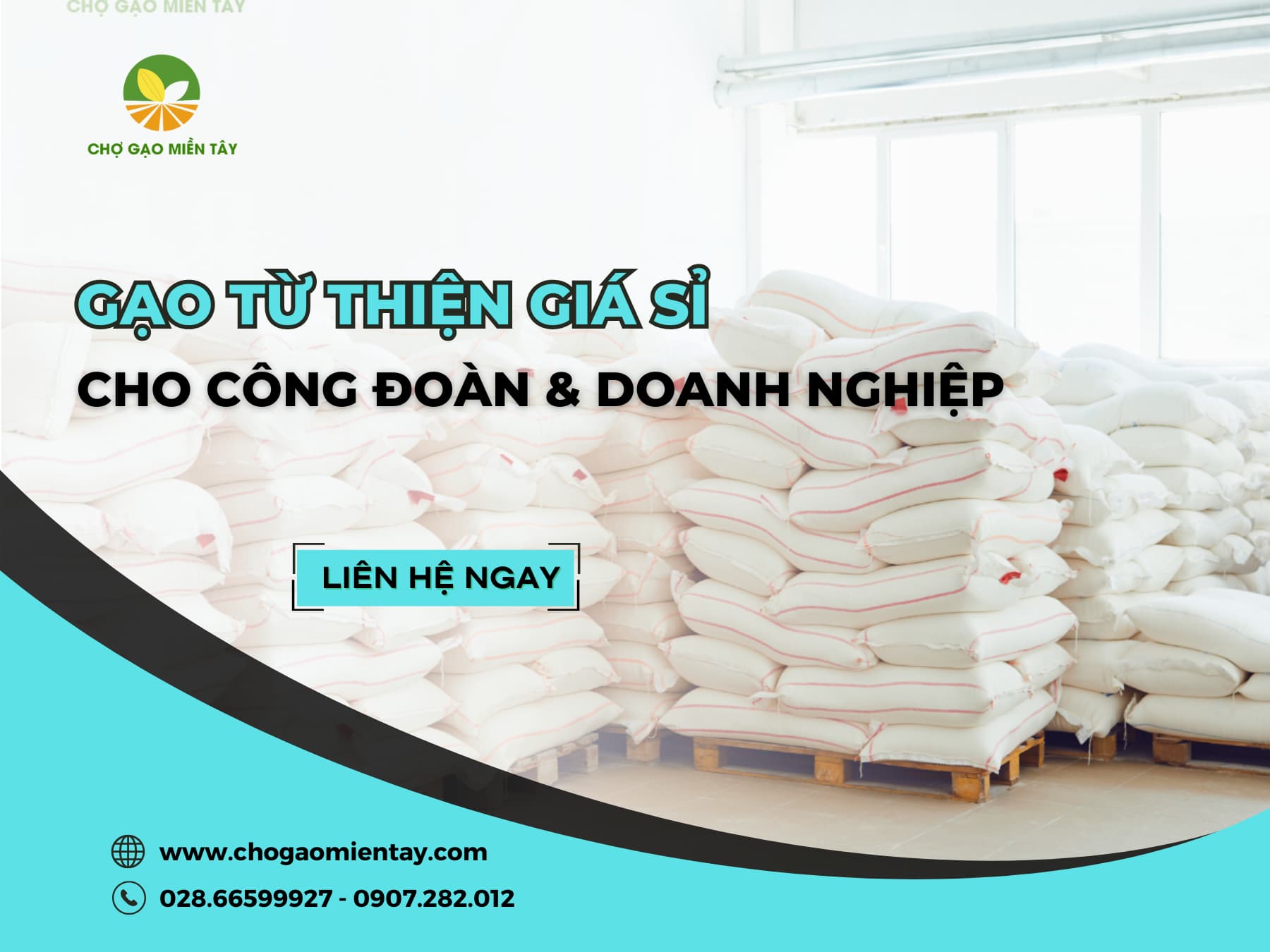 Chuyên Gạo Từ Thiện Giá Sỉ Cho Công Đoàn - Đóng Túi 5kg Miễn Phí