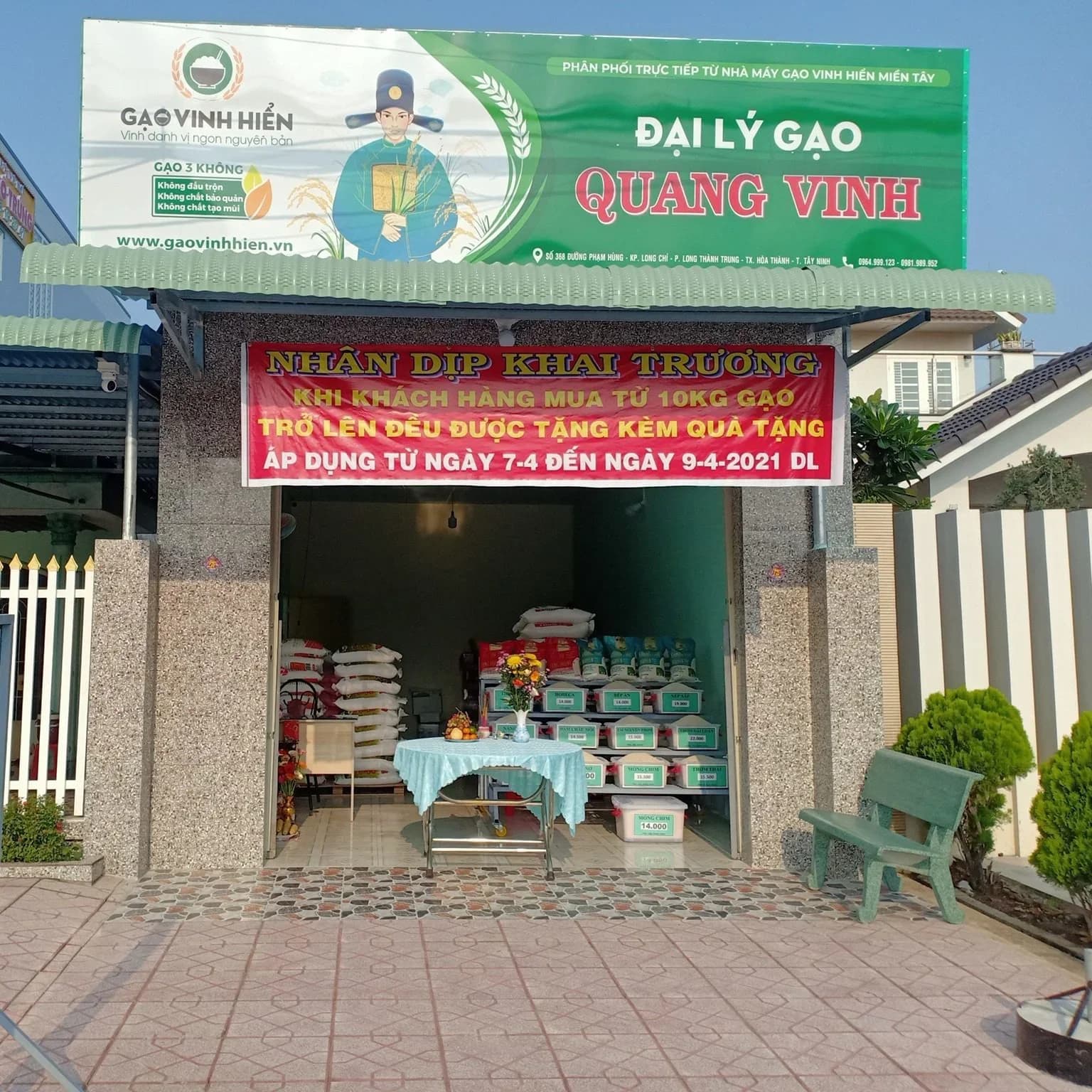 Đại lý gạo Tây Ninh hợp tác cùng Vinh Hiển