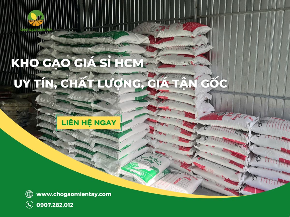 Kho Gạo Giá Sỉ, Uy Tín, Chất Lượng HCM