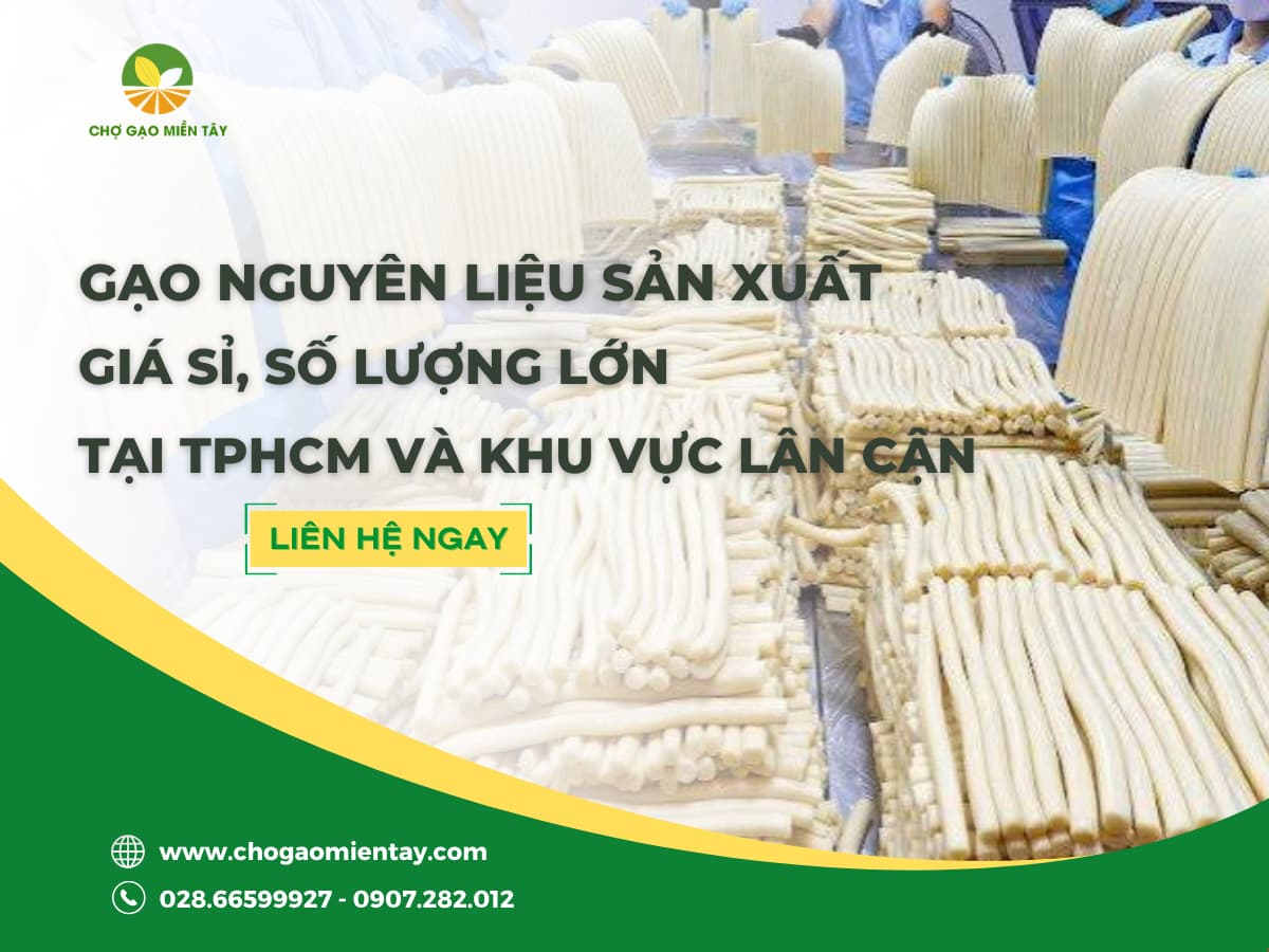 Gạo Nguyên Liệu Sản Xuất- Giá Sỉ,Số Lượng Lớn