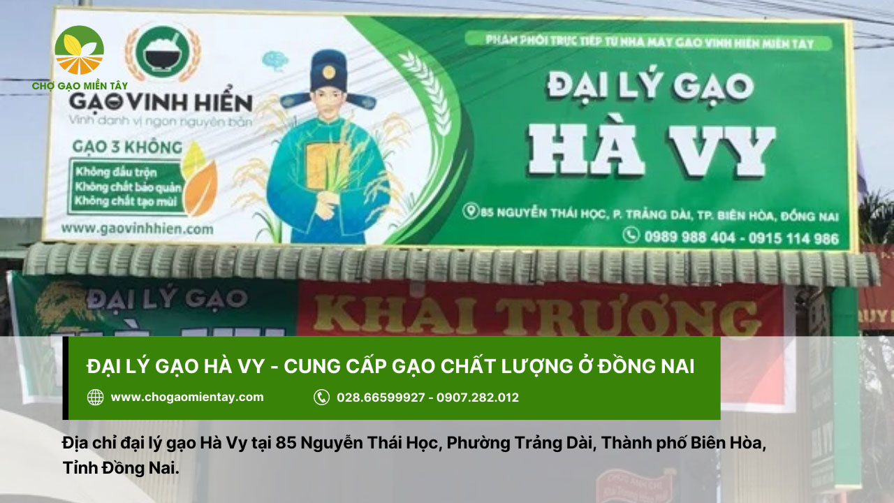 Tìm mua gạo chất lượng ở Đồng Nai tại đại lý gạo Hà Vy