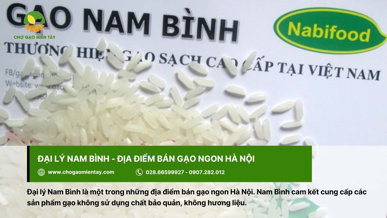 Gạo tại đại lý Nam Bình không sử dụng chất bảo quản