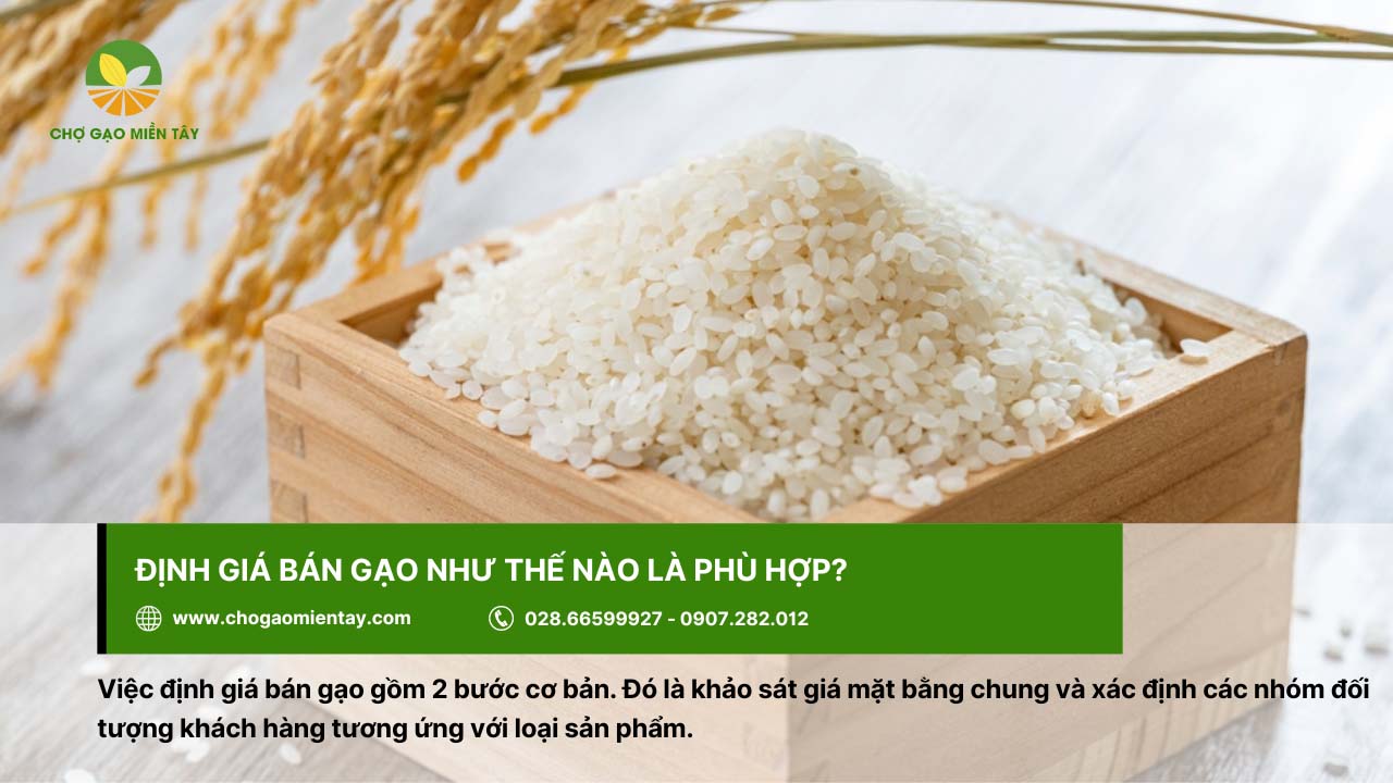 Cách định giá bán gạo phù hợp