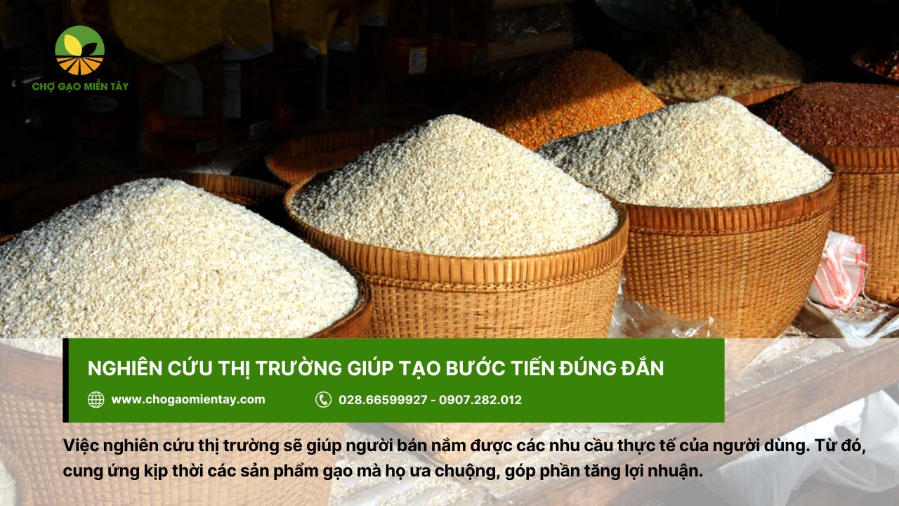 Việc nghiên cứu thị trường gạo là cần thiết